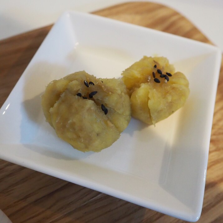 離乳食 さつまいもとバナナの巾着 レシピ 作り方 By もにこ 楽天レシピ 離乳食 さつまいもとバナナの巾着 レシピ 作り方 By もにこ 楽天レシピ